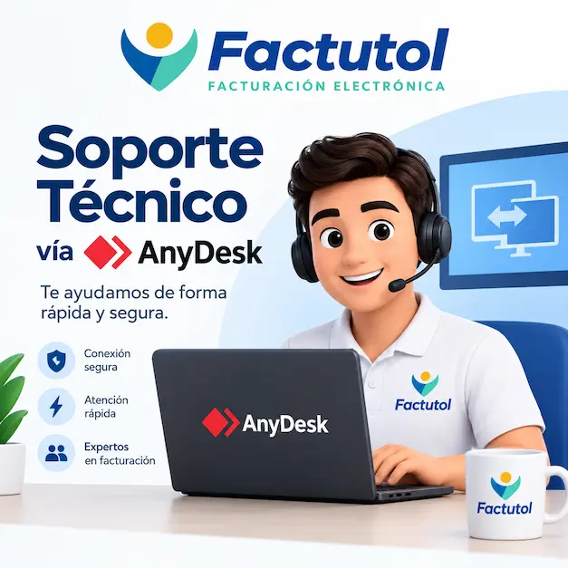 Soporte Tecnico Remoto AnyDesk Factutol